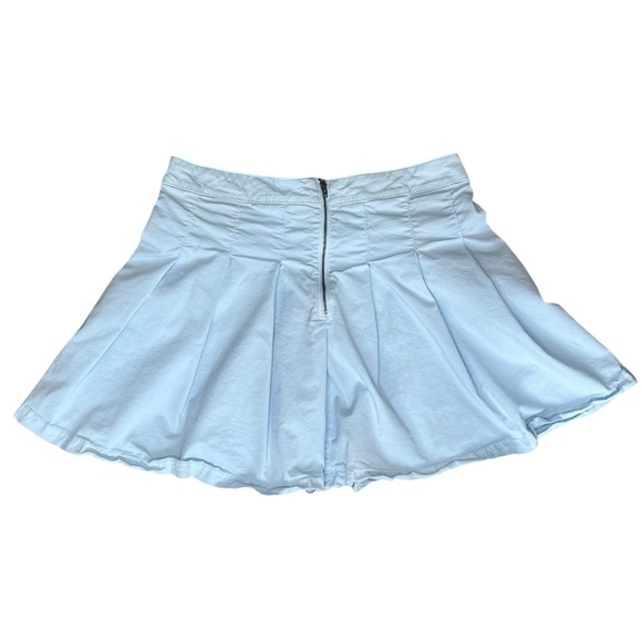American Eagle Light Blue Pleated Mini Skirt Tennis Preppy Academia 10 - Picture 2 of 6